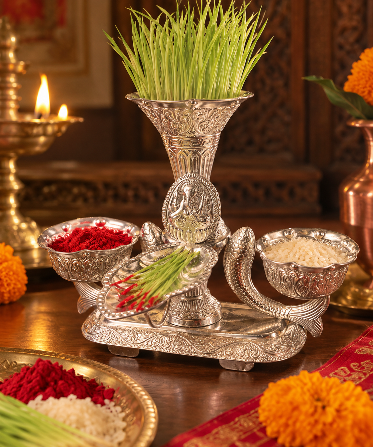 Tika Dani for Dashain – Small Traditional Tika Holder