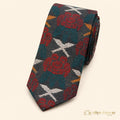 Green Traditional Laligurans Design Nepali Tie